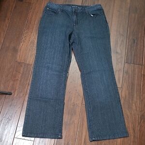 Liz Claiborne Dark Blue Slim BootCut Jeans size 14